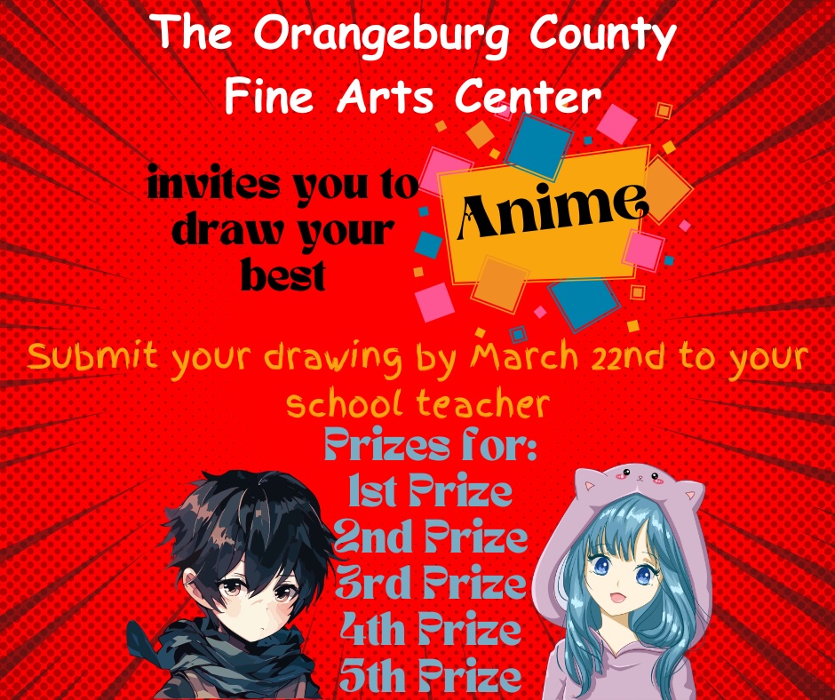 Anime Contest Kids Facebook Post