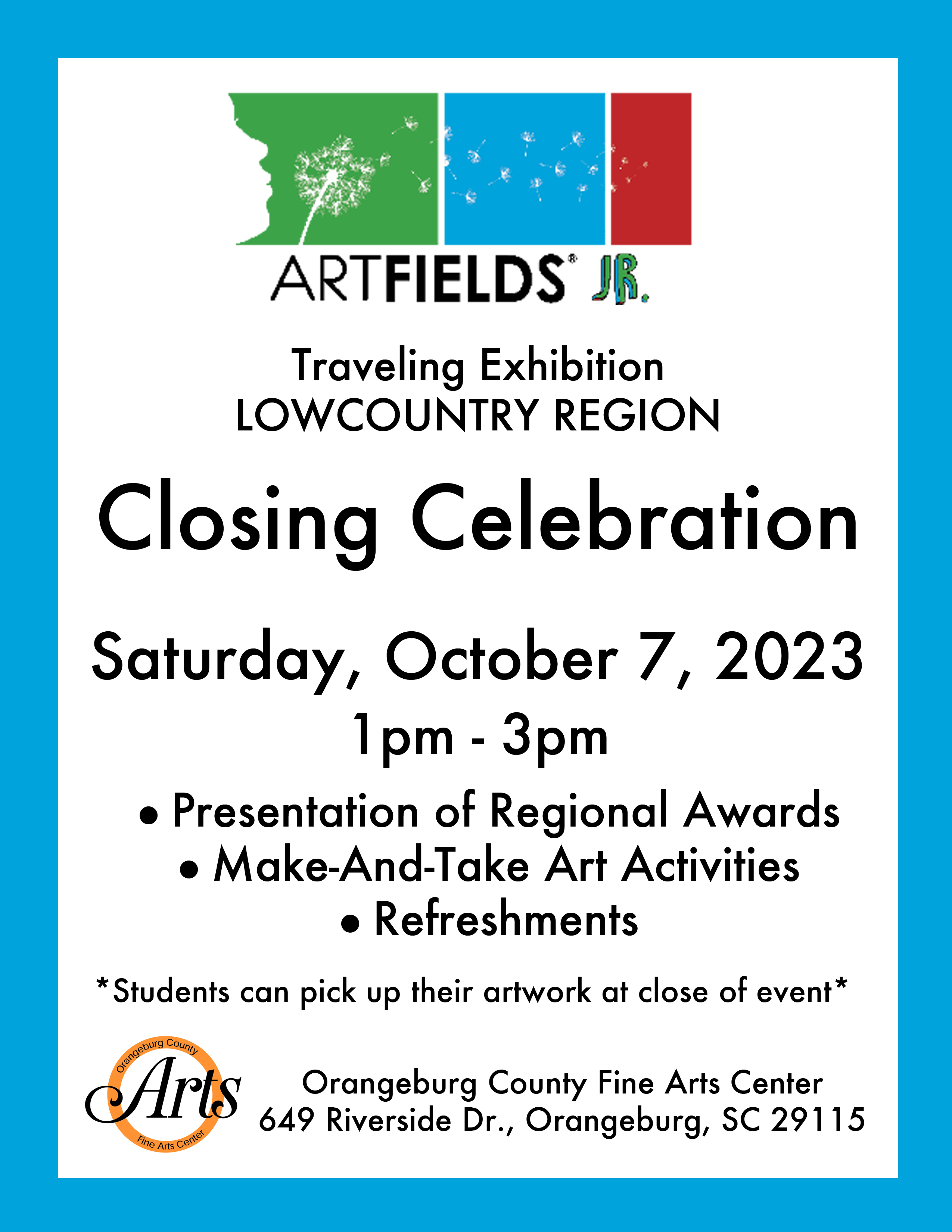 ArtFields Jr. 2023 Closing Celebration