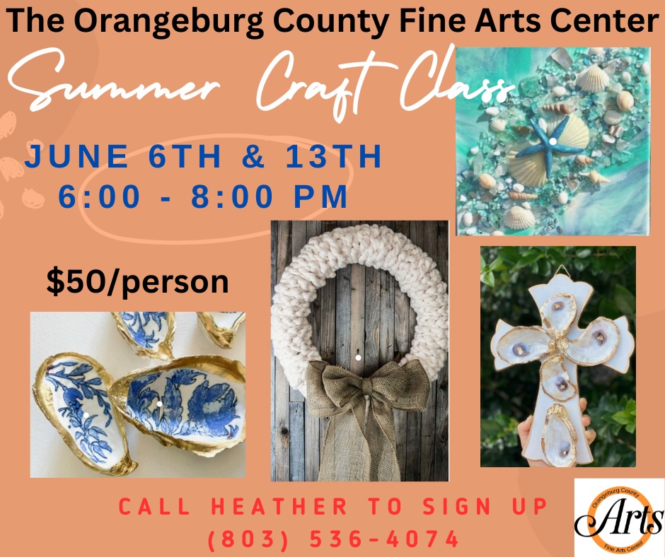 Craft Class June 6 13th