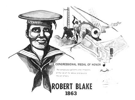 US Navy Poster of Robert Blake
